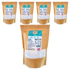 茂喜食品 泰國西谷米 真空包裝, 400g, 5包