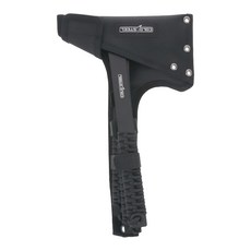 COLD STEEL 冷鋼THROWING手斧飛斧投擲斧420鋼傘繩握柄 + 鞘 3支, 黑色, 1組