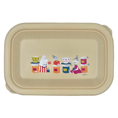 Skater MOOMIN 可微波塑膠保鮮盒 17.8 x 11.8 x 5.4cm 580ml, 1入, 1個