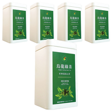 龍源茶品 鑫龍源 杉林溪清香甘醇翠嫩烏龍綠茶葉, 50g, 1入, 5罐