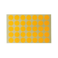 華麗牌 螢光彩色標籤 16mm, 橘色, 280張, 20包