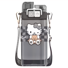 BEDDYBEAR 杯具熊 朋克雙飲杯聯名款兒童水壺, 游園凱蒂貓, 520ml, 1個