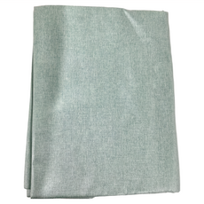 米禾 日式 拷克邊 防水桌巾, 220 x 140cm, 湖水綠, 1條