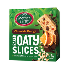 Mother Earth 烘焙燕麥棒 巧克力橘子口味, 紐西蘭人氣品牌, 無基改食材與人工添加, 240g, 1盒