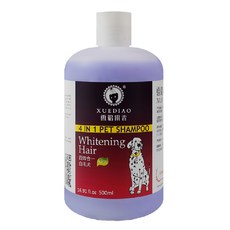 XUEDIAO 雪貂留香 洗毛精 白毛專用, 500ml, 1瓶