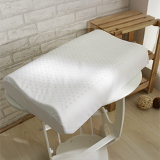 E-ROU 伊柔寢飾 人體工學曲線乳膠枕, 乳白色, 1個