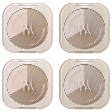 LunA 3色修容盤 9g 02 Cooling Blending, 4個