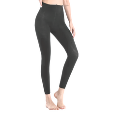 GIAT 吉亞特 石墨烯遠紅外線機能彈力九分褲, 舒適昇溫, 高效抗菌, 緊密超彈性, XL~XXL 腰圍32~44吋, 黑色