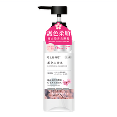 ELUNE 伊露恩 日本國產植物菁萃洗髮精 岡山櫻花, 500ml, 1瓶