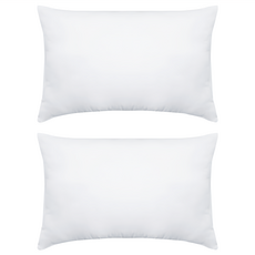 comet 超細纖維拉鍊式枕芯, 白色, 2件