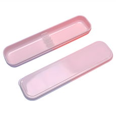 Raonnuri 防止晃動無噪音設計餐具盒, 粉色, 1個