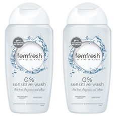femfresh 芳芯 私密潔膚露 純淨植萃 蓮花竹葉萃取 0香精 0色素, 250ml, 2瓶