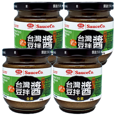 味榮 原味豆拌醬，50年專業味噌釀造工法，陳年釀造, 215g, 4罐