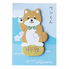 CARD LOVER 信的戀人 便利貼, 汪汪君 柴犬, 30枚, 3包