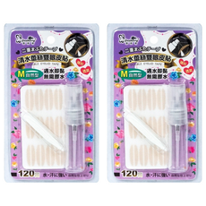 youberry 悠貝莉 清水蕾絲雙眼皮貼，自然型，120回, 2盒