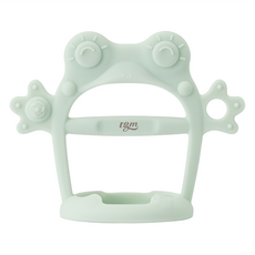 tgm 白金矽膠手腕型固齒器, 穿握型設計，預防掉落，保持衛生, 穿握型固齒器, 青蛙淺綠, 1個