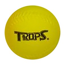 SUCCESS 成功 發泡安全棒球 9cm 兒童安全玩具 戶外運動 柔軟有彈性, 1個, 黃色