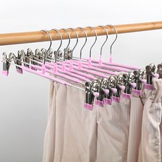 一字型褲架 C073, 櫻花粉, 10個