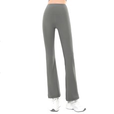 AFAMIC 艾法 韓版新款無縫蜜桃修身彈力喇叭褲 - 運動休閒快速排汗