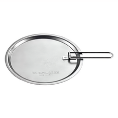 UNIFLAME 鈦提耳碗蓋 300, 適用於UF雪拉杯300，附手柄, 12 x 17 x 0.8 cm, U668146, 1個