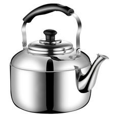 金獅 豪華白鐵茶壺 22cm, Stainless Steel, 4 L., 1個