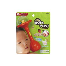 People 魔法握把沙鈴 寶寶手搖鈴玩具 訓練抓握能力 刺激聽覺發展, 紅色, 1個, 1入