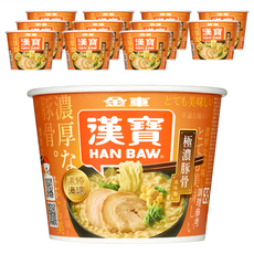 金車 HAN BAW 漢寶 日式極濃豚骨風味 124g, 12入