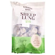 CRIUS 克瑞斯 狗零食 100%純天然 低溫乾燥, 羊肺, 250g, 1包