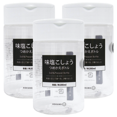 KOKUBO 小久保 雙開口調味料罐 Set, 200ml, 3個