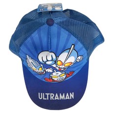 ONEDER 旺達棉品 童帽 超人力霸王 網帽 尺寸可調節, M(頭圍50-54cm), 1個