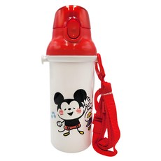 Skater 卡娜赫拉塑膠AG抗菌水壺 彈蓋直飲, 米奇, 480ml, 1個