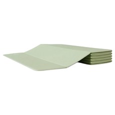 USHaS 瑜癒 TravelLite 輕量攜帶型摺疊瑜珈墊 - 特殊摺疊設計, 61 x 180cm, 迷霧薄荷, 1個