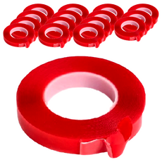 小麥購物 透明壓克力雙面膠 中(2cm) Y353 79g, 16個, 透明