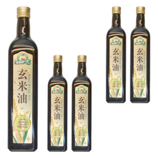 得意的一天 玄米油，植物固醇含量高達10000ppm，富含Y-穀维素8000ppm，含維生素E，日本JAS檢驗標準, 750ml, 5瓶