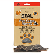 ZEAL 真致 100%純肉冷凍乾燥狗零食 125g 1包 無穀物 全犬期適用, 牛肉塊