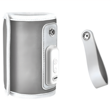 lionelo 便攜式USB智能恆温奶瓶保溫器 Thermup Go, 霧灰色, 1個