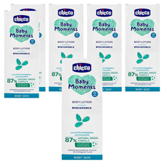 Chicco 嬰兒植萃潤膚乳液 87% 天然配方 100% 可回收塑料瓶, 500ml, 6瓶