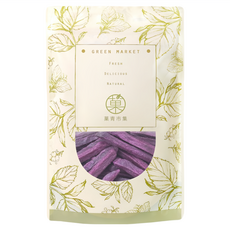 GreenMarket 菓青市集 紫地瓜脆條, 1包, 180g