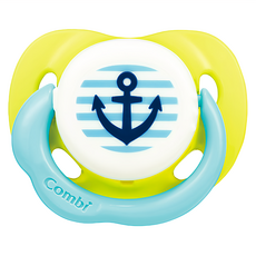Combi 康貝 Smile系列 安撫奶嘴, 奶嘴內部可清潔, 8-18個月, 海洋黃色, 1個