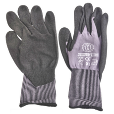 丁晴磨砂耐磨手套 YS-100 多功能 彈性纖維 尼龍纖維 透氣舒適 耐磨性強 防滑效果佳, 黑色, 1組