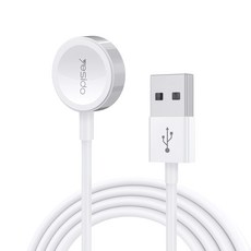 yesido iWatch全系列CA69磁力充電線 1m, 白色, 1條