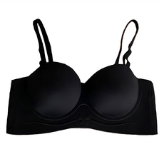 公主日記 蝴蝶結浮雕內衣 立體胸罩 黑色 XL