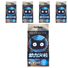 PetBest 貓咪潔牙零食 天然舒壓, 木天蓼完熟中枝, 40g, 5盒