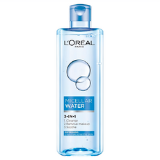 L'OREAL PARiS 巴黎萊雅 台灣公司貨 3合1卸妝潔顏水 清爽型, 400ml, 1瓶