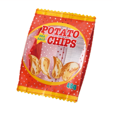 MARUSHIN 丸真 yup 創意收納包 透明零食袋系列 - 海鹽口味 48g, 21.5 x 15cm, 洋芋片