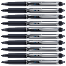PILOT 百樂 按鍵鋼珠筆0.7mm BX-RT-V7 12支, 黑色