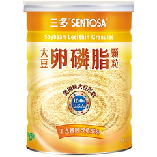 SENTOSA 三多 大豆卵磷脂顆粒 100%美國大豆萃取 不含基因改造成分, 300g, 1罐