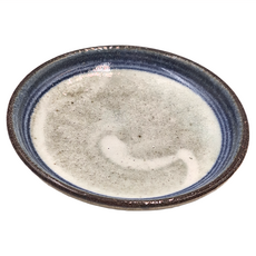 佐和陶瓷 線紋珍味碟, 藍釉, 1個