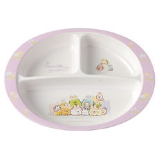 Skater M370 三格美耐皿餐盤 角落生物, 260 x 195 x 40mm, 1個