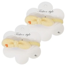 SY 手做造型髮束 蝴蝶系列 (黃色) 2入/組